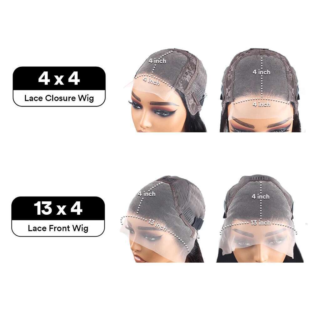 Bob Curly 13x4 Frontal Wig Hd Brazilian Water Deep Wave Lace Front Human Hair 4x4 Closure Wigs