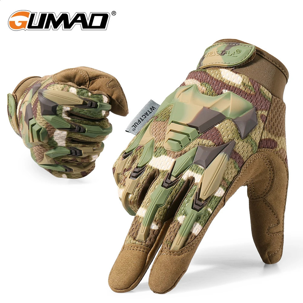 Tactical Gloves Touch Screen Cycling Outdoor Hunting Hiking Climbing Sport Combat Shooting Camping Antiskid Full Finger Mittens 250515