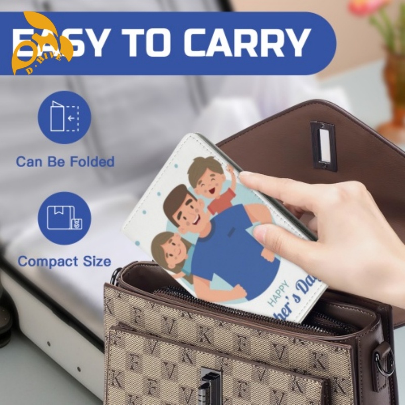 Free shipping designers customize round passport holders in beige, fashion white and black for adults.