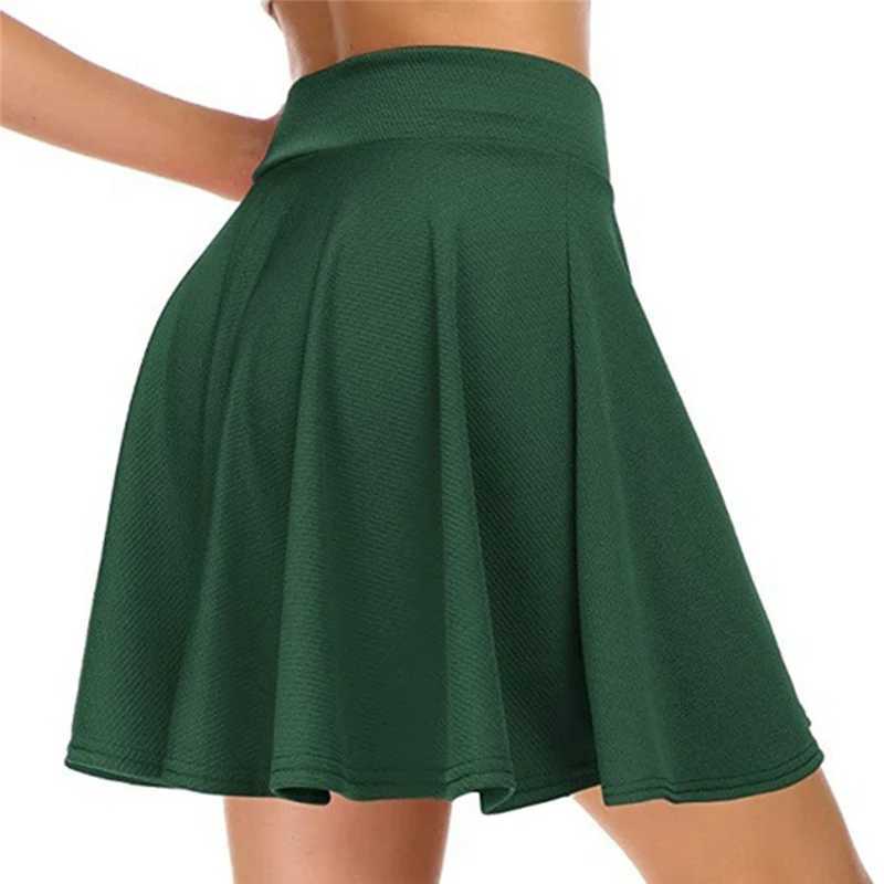 Women Solid Color High Waist Casual Sports Short Skirt for Yoga Dance Sport Leggings Shorts Sexy Mini Skirt New 2023XJ250520