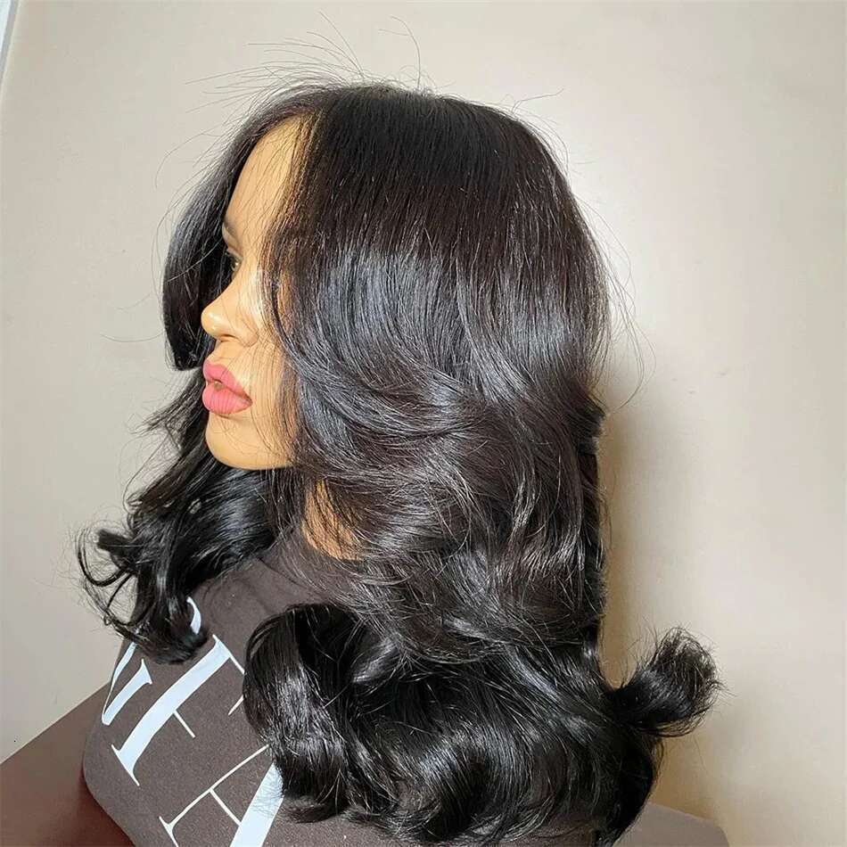 Short Bob Wig 100% 13x4 Human Hair Ginger Orange Brazilian Body Loose Wave Lace Front Wigs On Sale