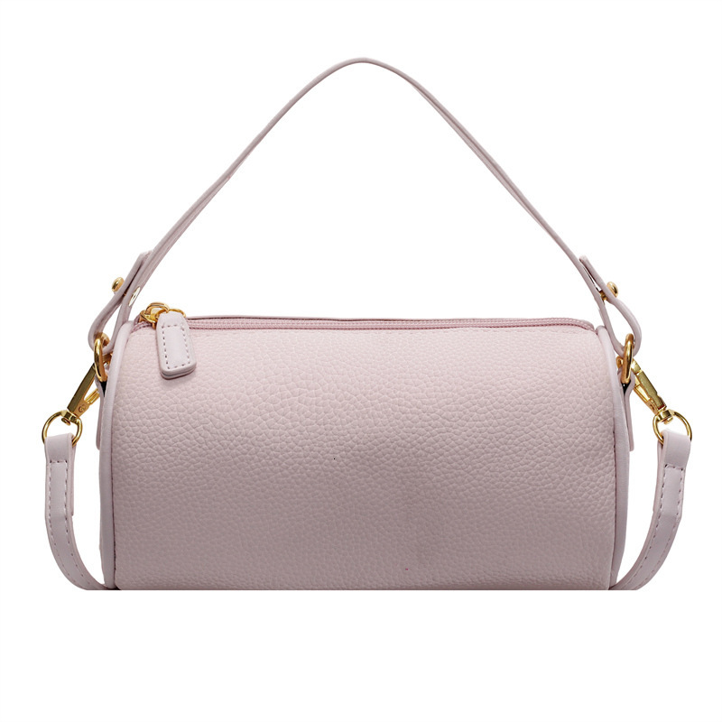 2025 new niche design small cylindrical single shoulder crossbody pillow bag versatile and fashionable women's fashion