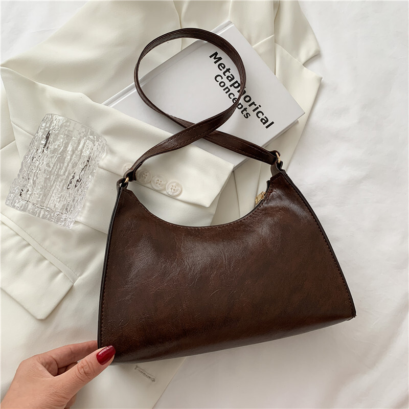 Free Delivery Designer Bag Underarm Women's Casual Design 2025 New Trendy Red Crescent Simple And Cute Crossbody Luxury Bag
