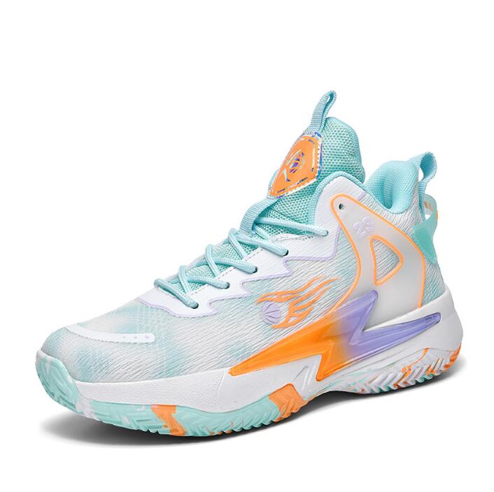 New basketball shoes for men in summer lightweight and casual sports running shoes breathable mesh surface practical shoes for teenagers and students 
