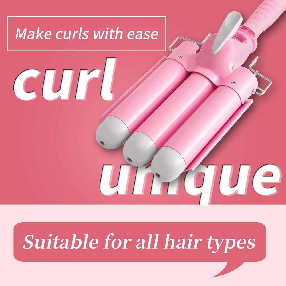 Lcd Curling Iron Professional Ceramic 3 Barrel Curler Irons Hair Wave Fashion Styling Tools