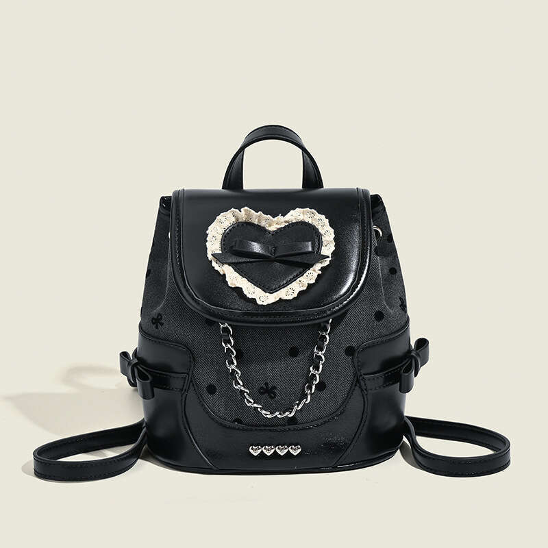 Women's Bags Designer Love Wave Dot Butterfly Knot Backpack For Women Autumn New Collection Handheld Backpack, Small, Small