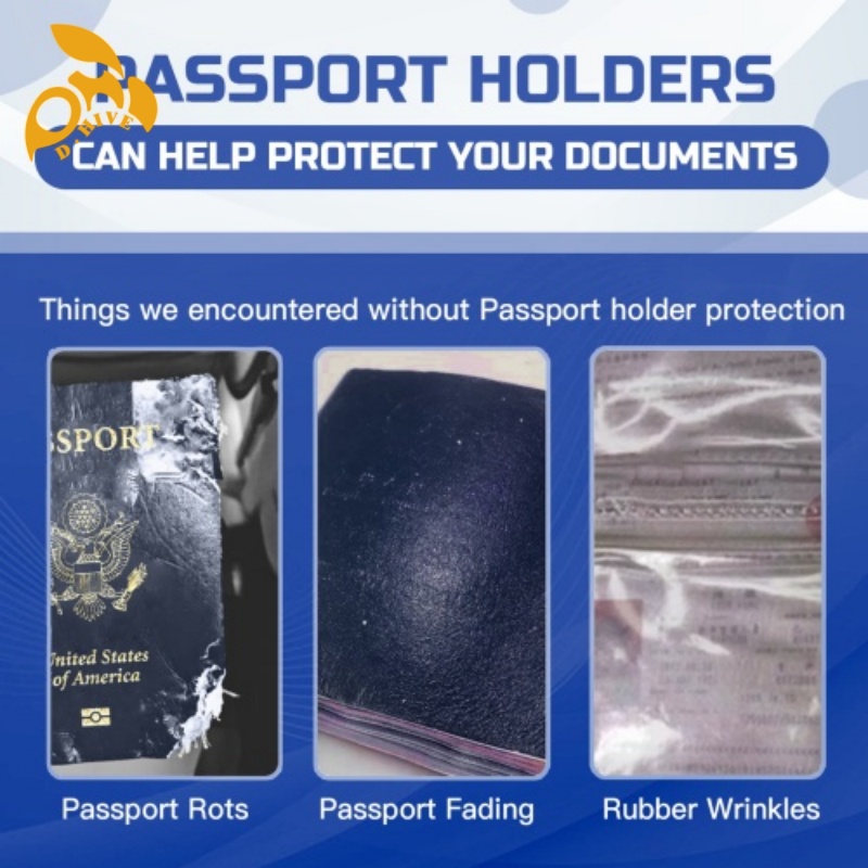 Free shipping designers customize round passport holders in beige, fashion white and black for adults.