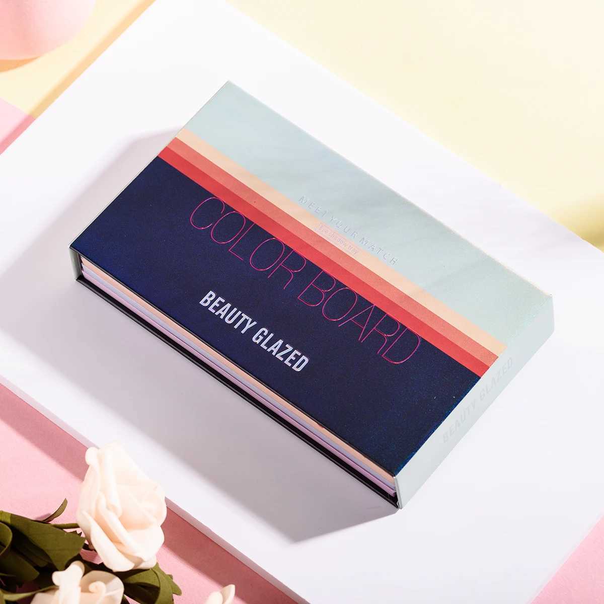 BEAUTY GLAZED COLOR BOARD 60 Colors 4 IN 1 Turning Page Eyeshadow PaletteShimmer Matte Glitters Makeup Cosmetics TrayXJ250520