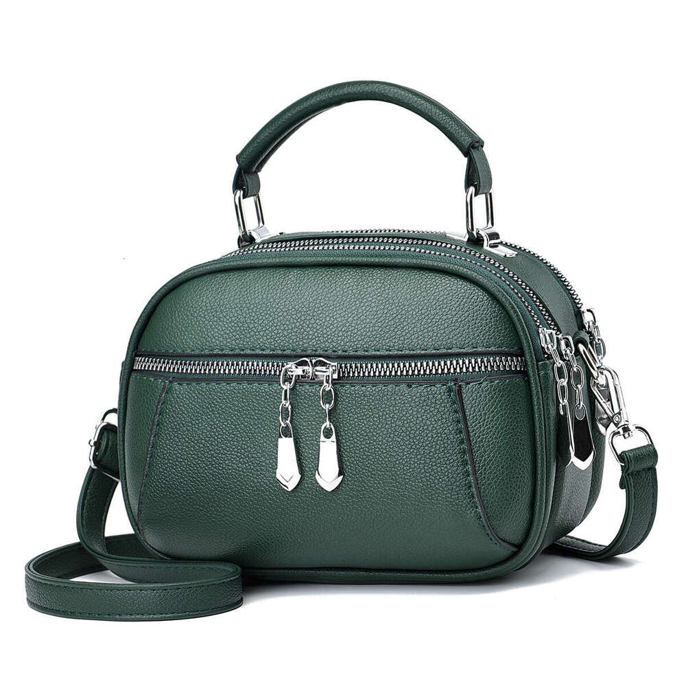 New handbag simple shoulder small round casual women s bag mother