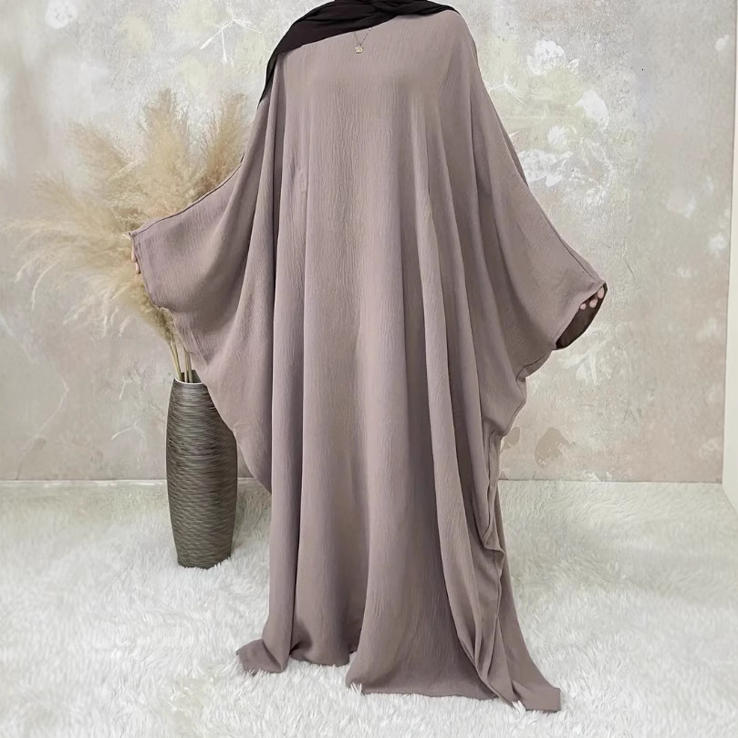 Designer Fashion 2025 Loose Solid Color Women Dress Robe
