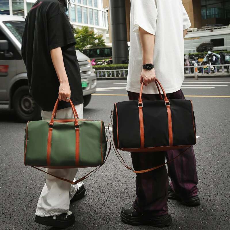 40L Travel Duffel Bag Swiming Lage Carry On Bags Outdoor Hiking Trekking Handbag Fashion Student Weekend Storage Schoolbag