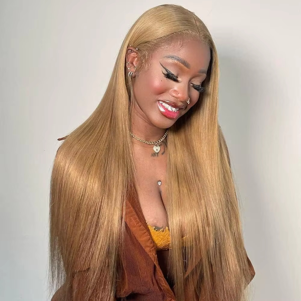 Lace Wigs 250 Density 34 Inches Bone Straight 13x4 Transparent Lace Front Simulation Human Hair Wigs Brazilian Glueless HD Transparent Straight Fronta