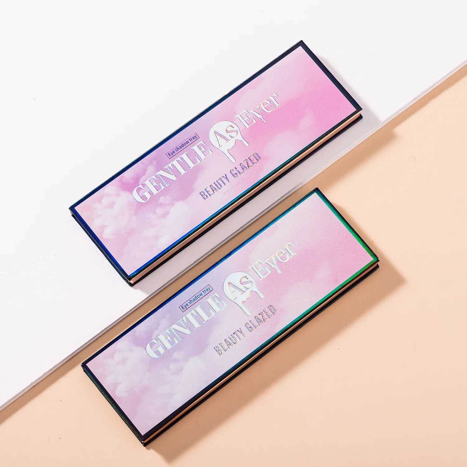 BEAUTY GLAZED 10 Colors Eyeshadow Palette Matte Shimmer Soft Touch Long Lasting Waterproof Pigmented Brighten Eyes Makeup Cosmet W250520