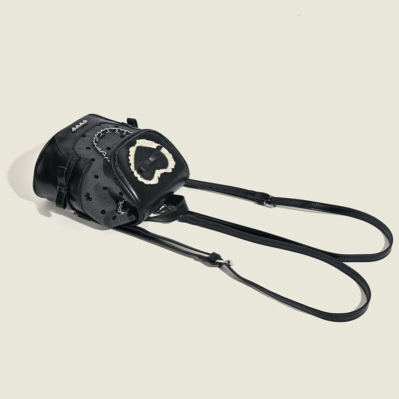 Women's Bags Designer Love Wave Dot Butterfly Knot Backpack For Women Autumn New Collection Handheld Backpack, Small, Small