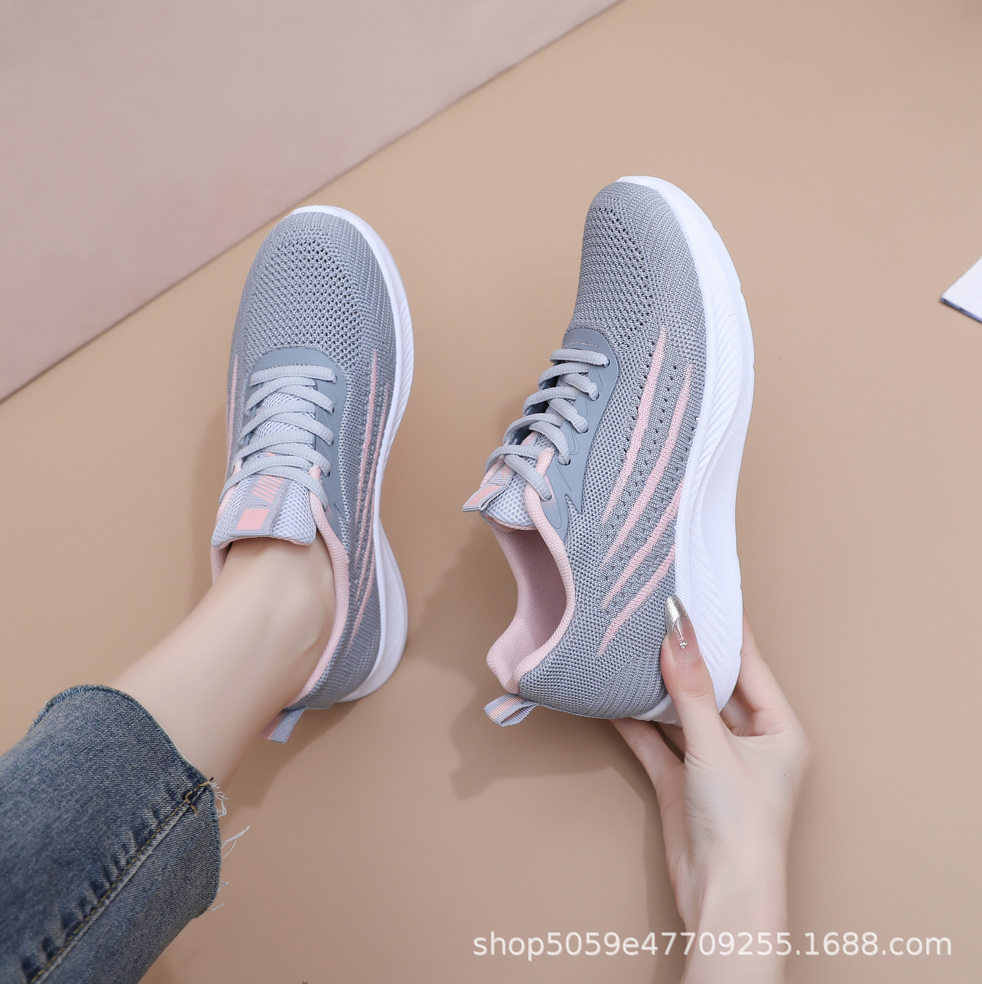 Summer New Flyknit Women S Soft Soled Casual Shoes Casual Sports Shoes For Women Ddmysaturn