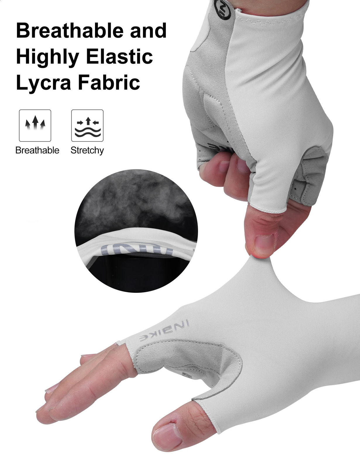 INBIKE Womens Cycling Gloves Summer Biking Padded Halffinger Shockabsorbing MTB Bicycle Road Bike Accessories 250515