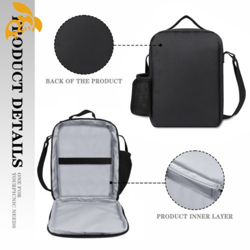 Free shipping: fashion designer custom round beige, black semi-long lightweight, simple and portable casual schoolbags, insulated meal bags, pen cases
