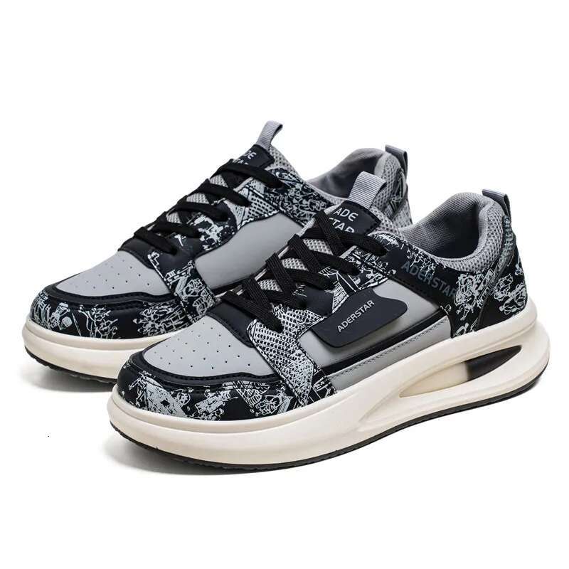 Designer casual shoes ML2025 New Shoes with Explosive Board Print, Trendy Student Shoes