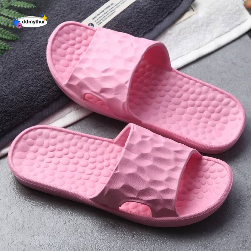 Unisex Indoor Eva Home Hotel Sandals Male Summer Non-slip Bathroom Slippers Women's and Men's Flip Flop Shower Shoe ddmythur