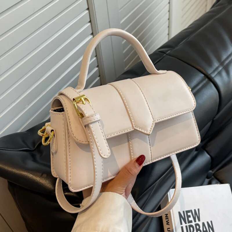 Pu Leather Women's Bags Fashion Shoulder Women Crossbody Bag Vintage Underarm Handbag Square Satchel Bolsas