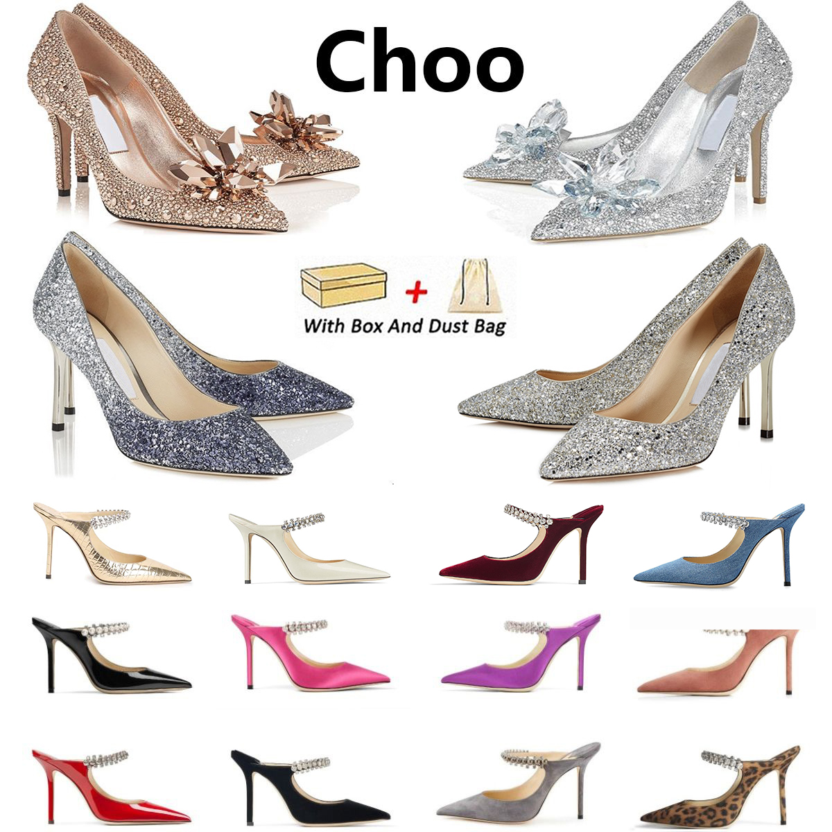 Designer Luxury Dress Shoes Kitten Heel Red Loafers Platform Women Black Pumps Famous Jims High Heels Top Quality Sparkle Wedding Party Slippers Sandals With Box