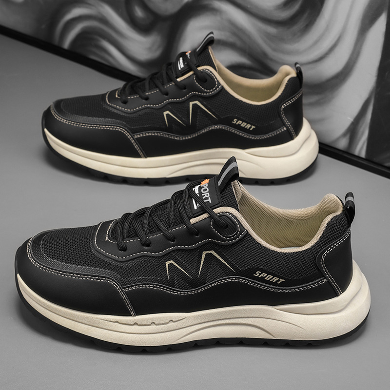 Designer casual shoes Foreign Trade Cross border 2025 New Foreign Trade Men's Shoes Wholesale Soft soled Casual Shoes Korean Edition Breathable S