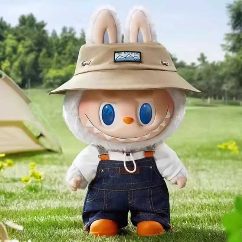 Genuine 38cm Labubu Doll Full Set Series Blind Box Collection Action Figure Vinyl Doll Decor Collection Toy Birthday Gift Z250520