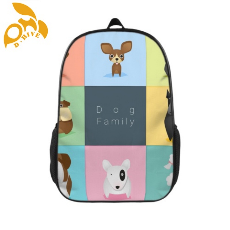 free shipping designer custom-made round beige, white black half-length lightweight student schoolbag