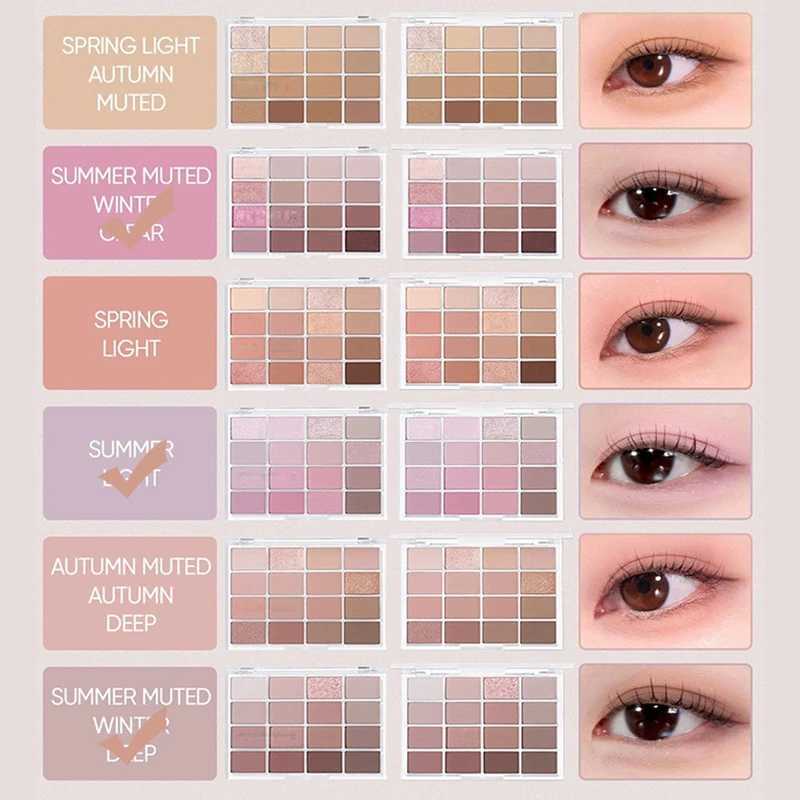 20 Colors Low Saturation Eyeshadow Palette Matte Waterproof Eye Shadow Brown Pink Long Lasting Eyes Makeup Korean Cosmetics NewXJ250520