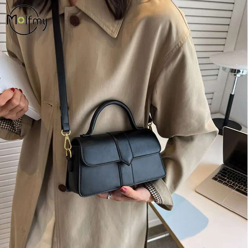 Pu Leather Women's Bags Fashion Shoulder Women Crossbody Bag Vintage Underarm Handbag Square Satchel Bolsas