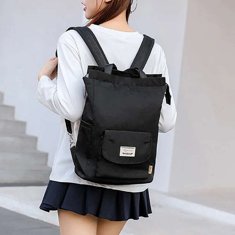 Women backpack Waterproof Stylish Laptop 13 13.3 14 15.6 inch Korean Fashion Oxford Canvas USB College Backpack bag fem