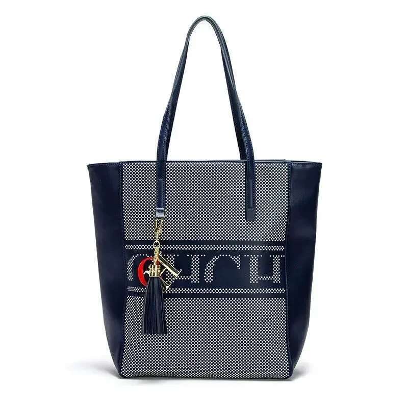 Simple Shopping Tote Multi-Functional Business Shoulder Bag, Fashion Design Large Capacity Women's Handbag