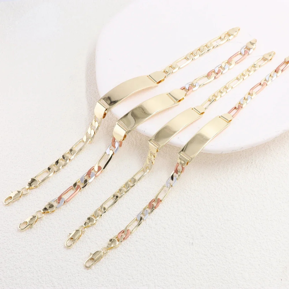 Luck Zodiac Cicret Charm Anklet and Bracelet Gold Plated Copper Alloy 18k Gold Plated Mens Bracelet Personalized Gift 250520