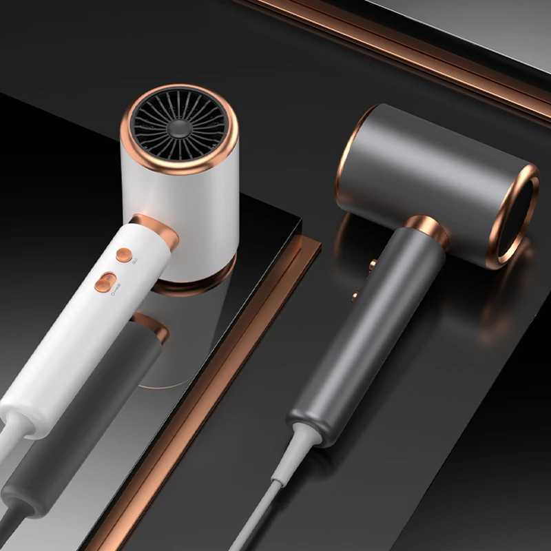 High Speed Hair Dryer 2400W Powerful Hair Dryer with Low Noise High Wind Speed Negative Ion Temperature Control for Hair Care z250520