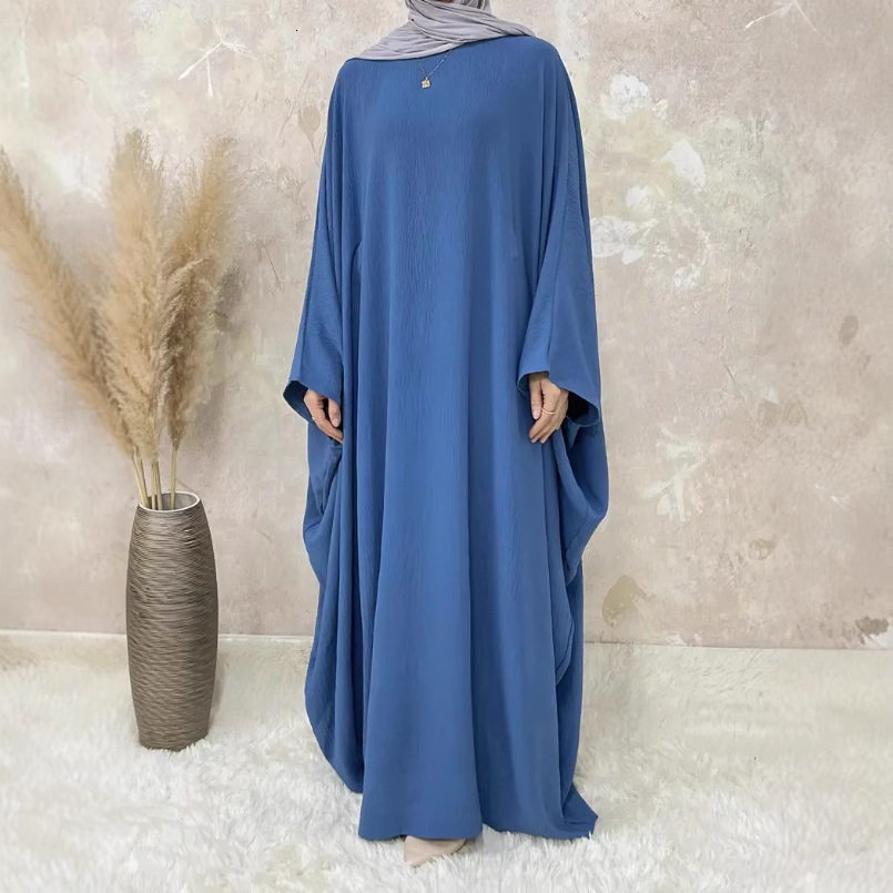 Designer Fashion 2025 Loose Solid Color Women Dress Robe