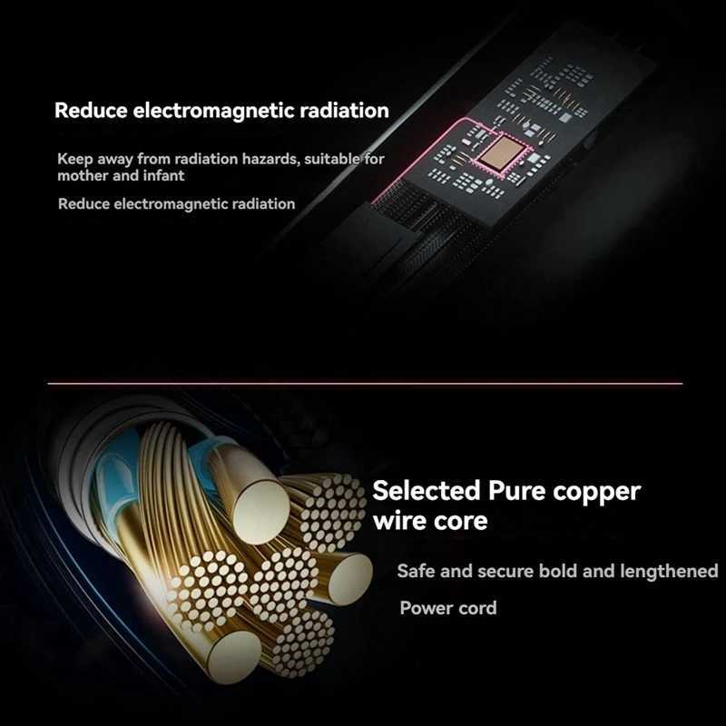 ABWM-5-In-1 Electric Hair Dryer Hot Air Brush Multifunctional Hair Straightener Negative Ion Curler Blow Dryer Styling Set (EU) z250520