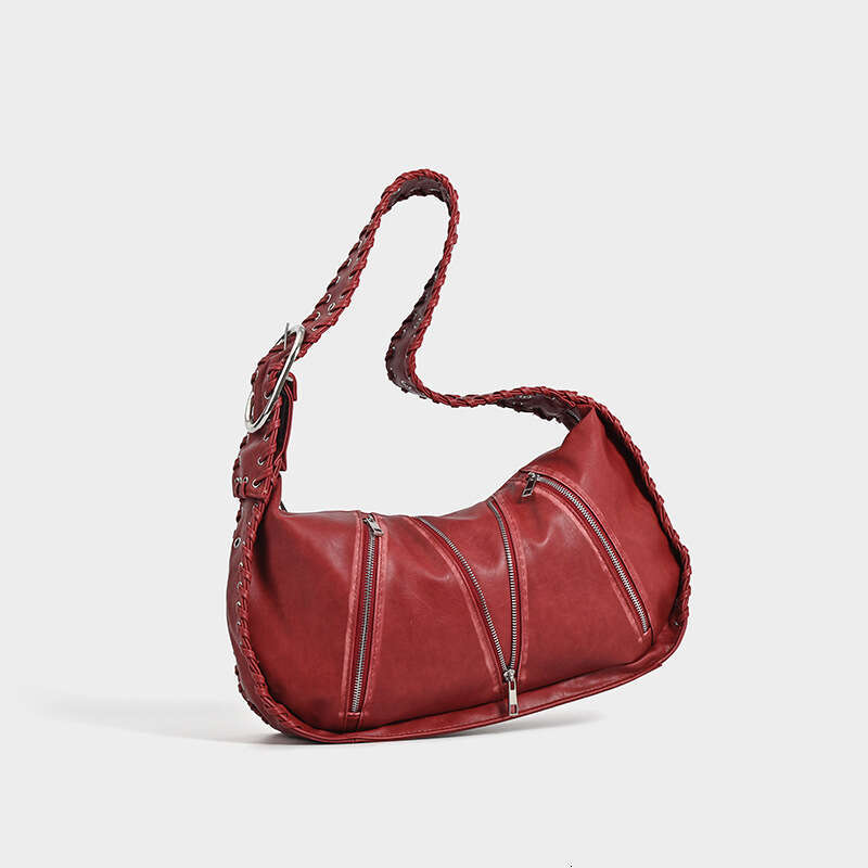 Women's Bags Designer Guangzhou Women's Woven Red Armpit New Niche Design, Large Capacity Commuting Shoulder Bag