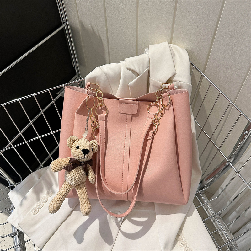 Free Delivery Designer Bag Large Capacity For Women 2025 Trendy Tote Commuter University Student Classroom Single Shoulder Shopping Bag Luxury Bag