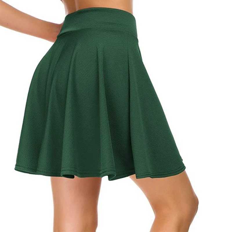 Sweet Women Pleated Skirt Summer High Waist Female Mini Skirts Harajuku Preppy Style Lady Girls Dance Short Skirts Tennis SkirtXJ250520