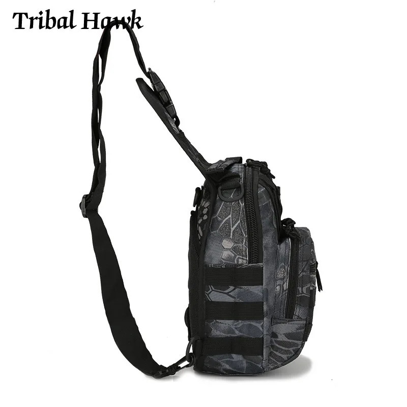 Tactical Shoulder Bag Molle Hiking Camping Sling Backpack Hunting Fishing Travel Climbing Camouflage Bag Outdoor 250603