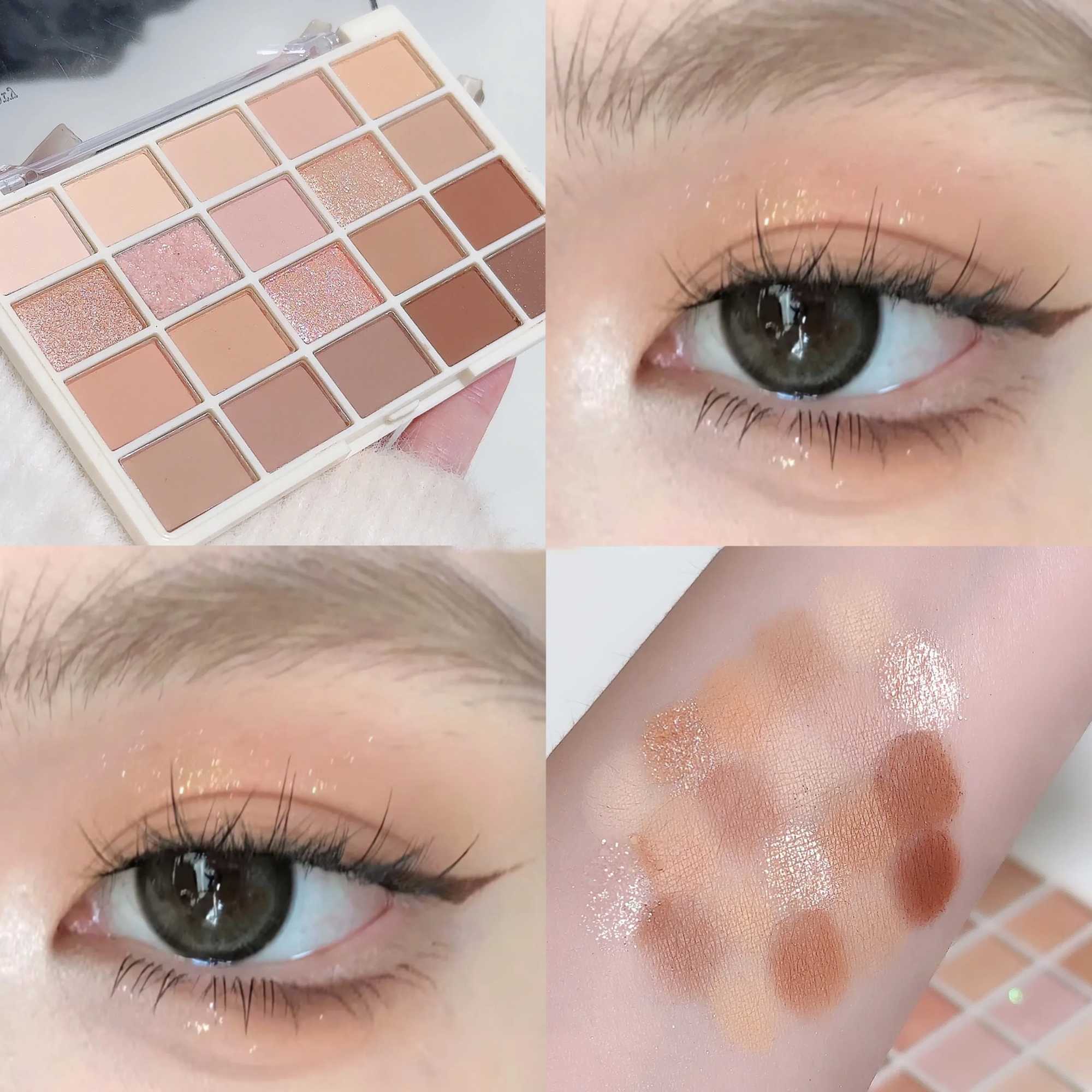 20 color Korean Low Saturation Eyeshadow Tray Matte Waterproof Brown Pink Long-lasting Makeup Daily Makeup NewXJ250520