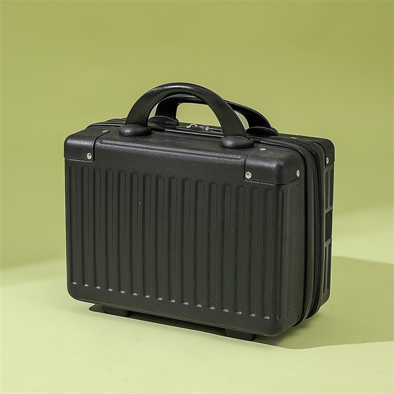 14-inch Carry-on Hand Suitcase Cosmetic Bag Small Cabin Travel Mini Suitcase Storage Box Cases Luggage for Women 250519