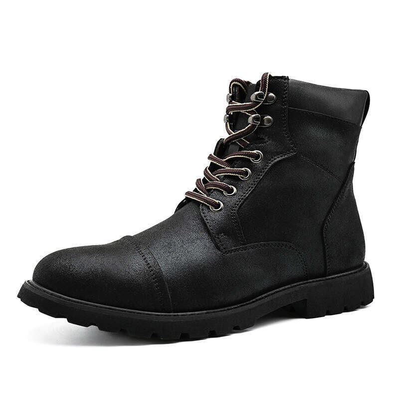 Martin and winter shoes autumn 2024 British high top boots men's