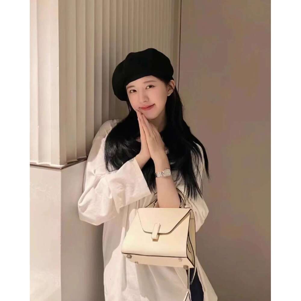 The Story of Rose by Huang Yimei same Iside women s genuine leather Kelly bag handbag shoulder crossbody layered cowhide