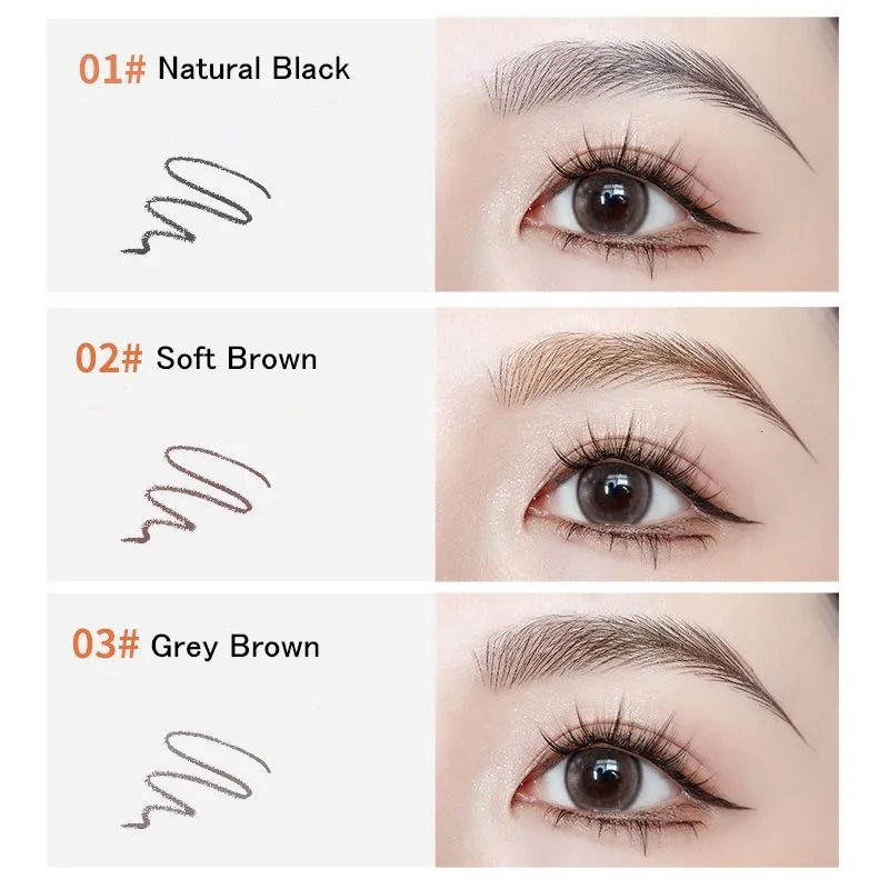 Hard Microblading Eyebrow Pen Waterproof Eyebrow Pencil Definer Long Lasting Natural Wild Brow Applicator Easy To Wear 250515
