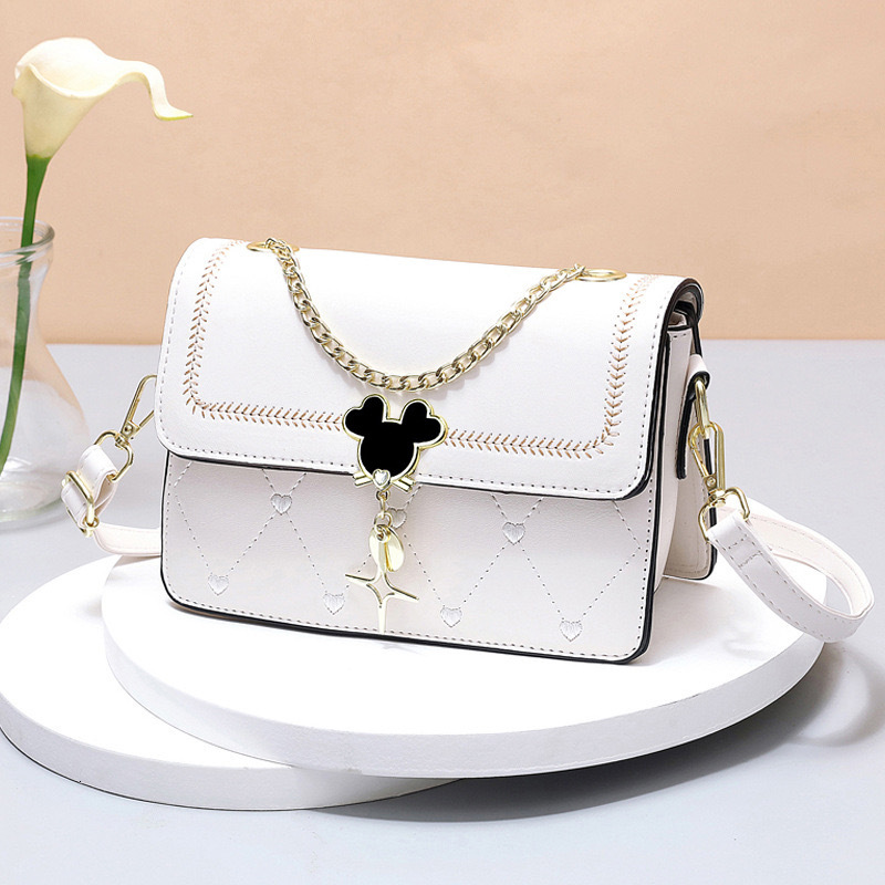 Top brand high-quality Valentine's Day women's single shoulder square 2025 summer new fashion multifunctional heart-shaped gift bag free del