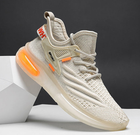 Designer casual shoes Cross border popular men's fly woven mesh breathable sports casual men's shoes jelly trendy single shoes anti slip and