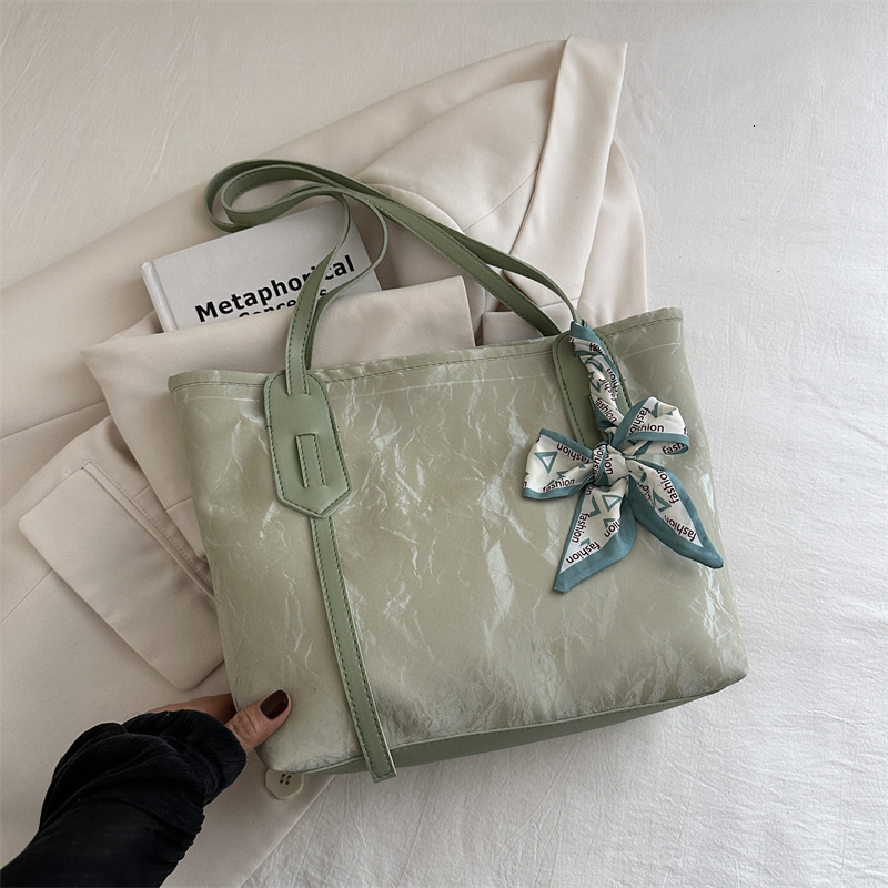 Free Delivery Designer Bag Women's Tote Large Capacity Summer Leisure 2025 Work Shoulder Bag College Student Class Commuter Bag Luxury Bag