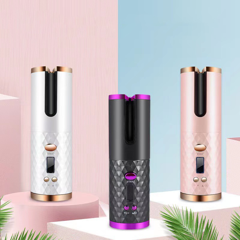 Wireless Charging Curling Iron Electric Hair Curler Automatic Non-Ironing Lazy Hair Styling Godsend