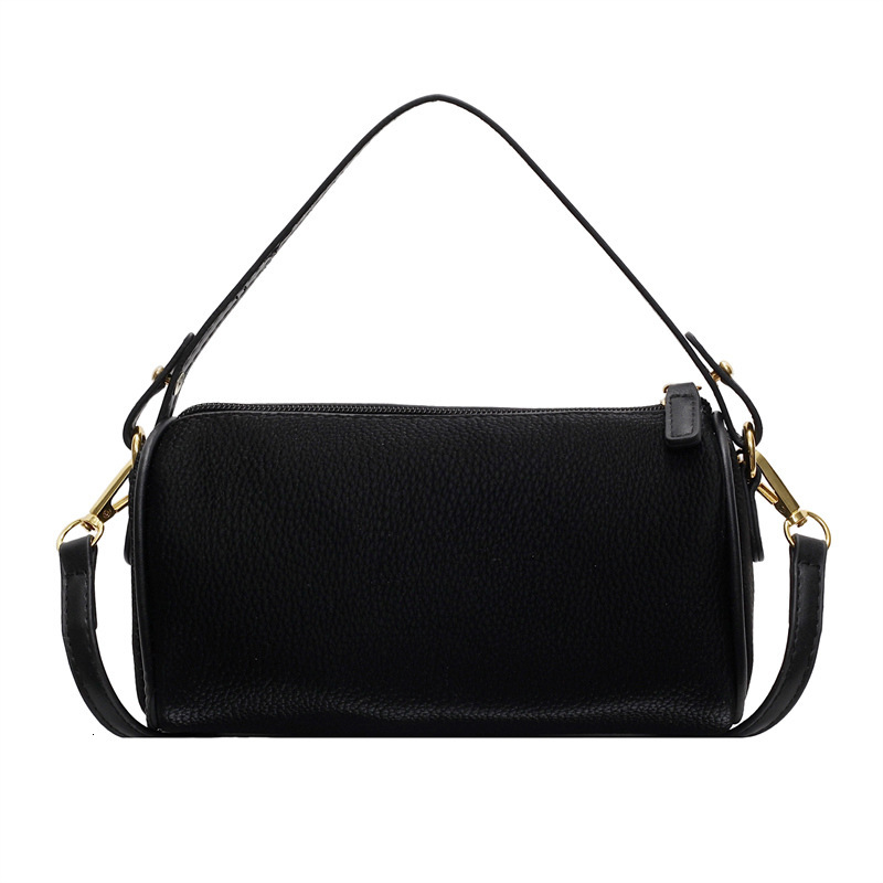 2025 new niche design small cylindrical single shoulder crossbody pillow bag versatile and fashionable women's fashion